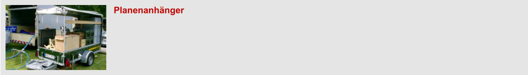 Planenanhänger